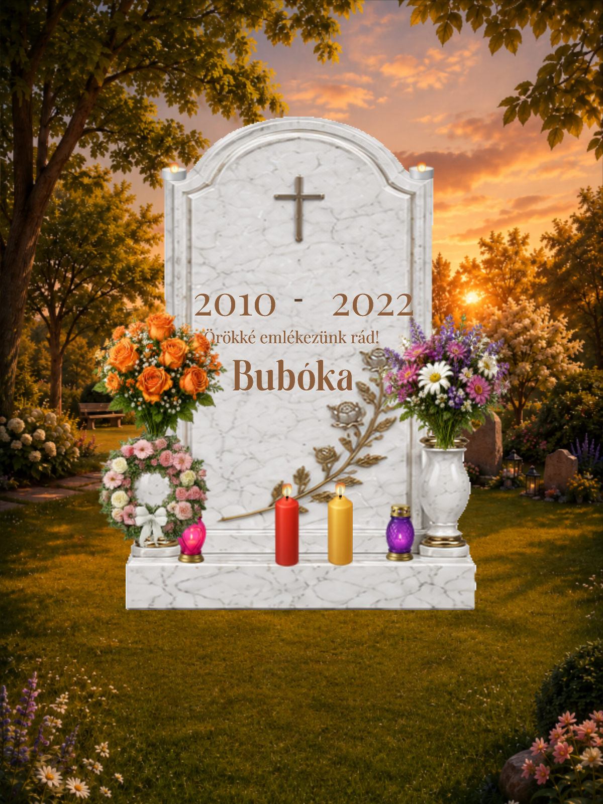 Bubóka emlékhelye
