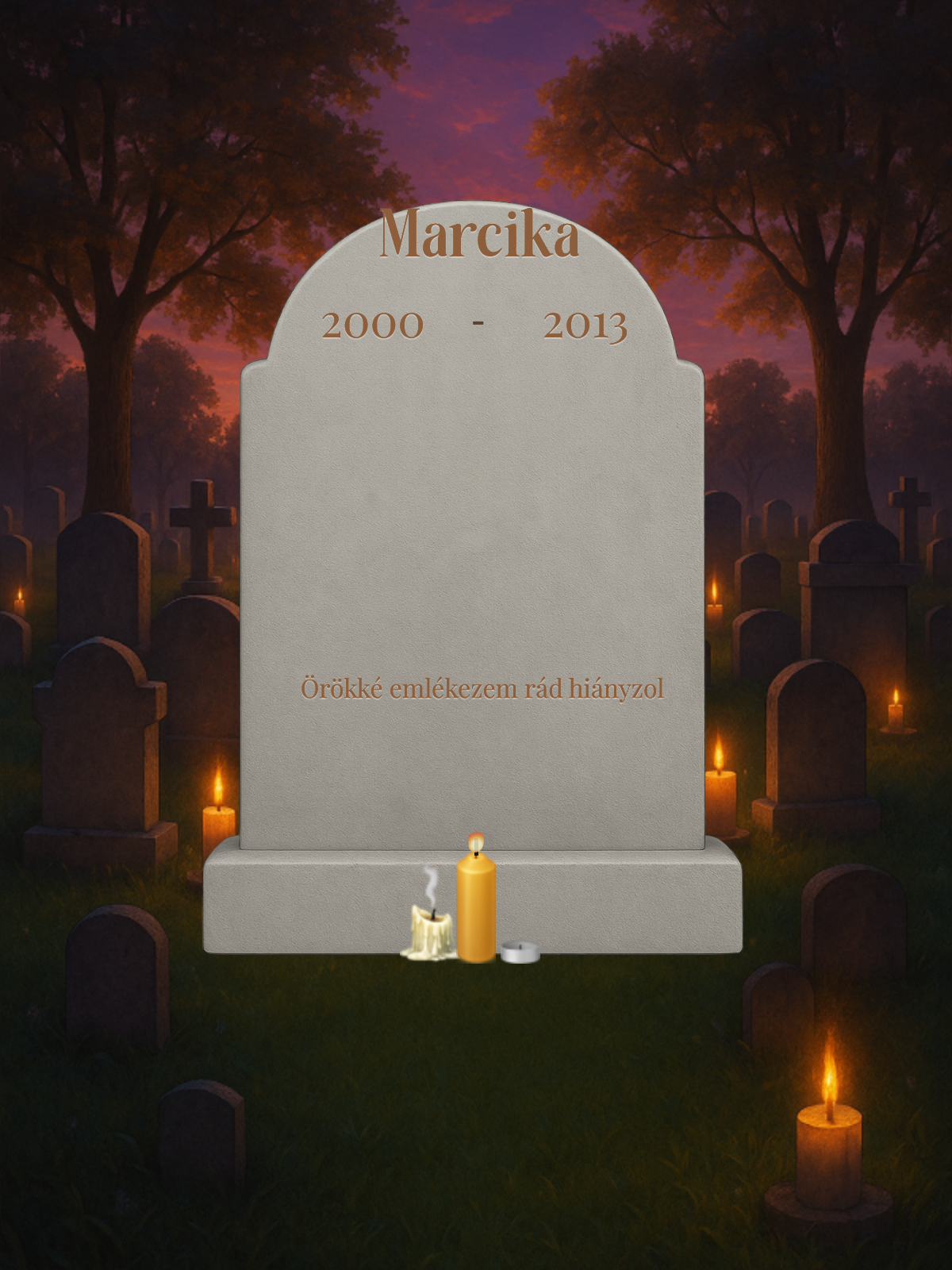 Marcika emlékhelye