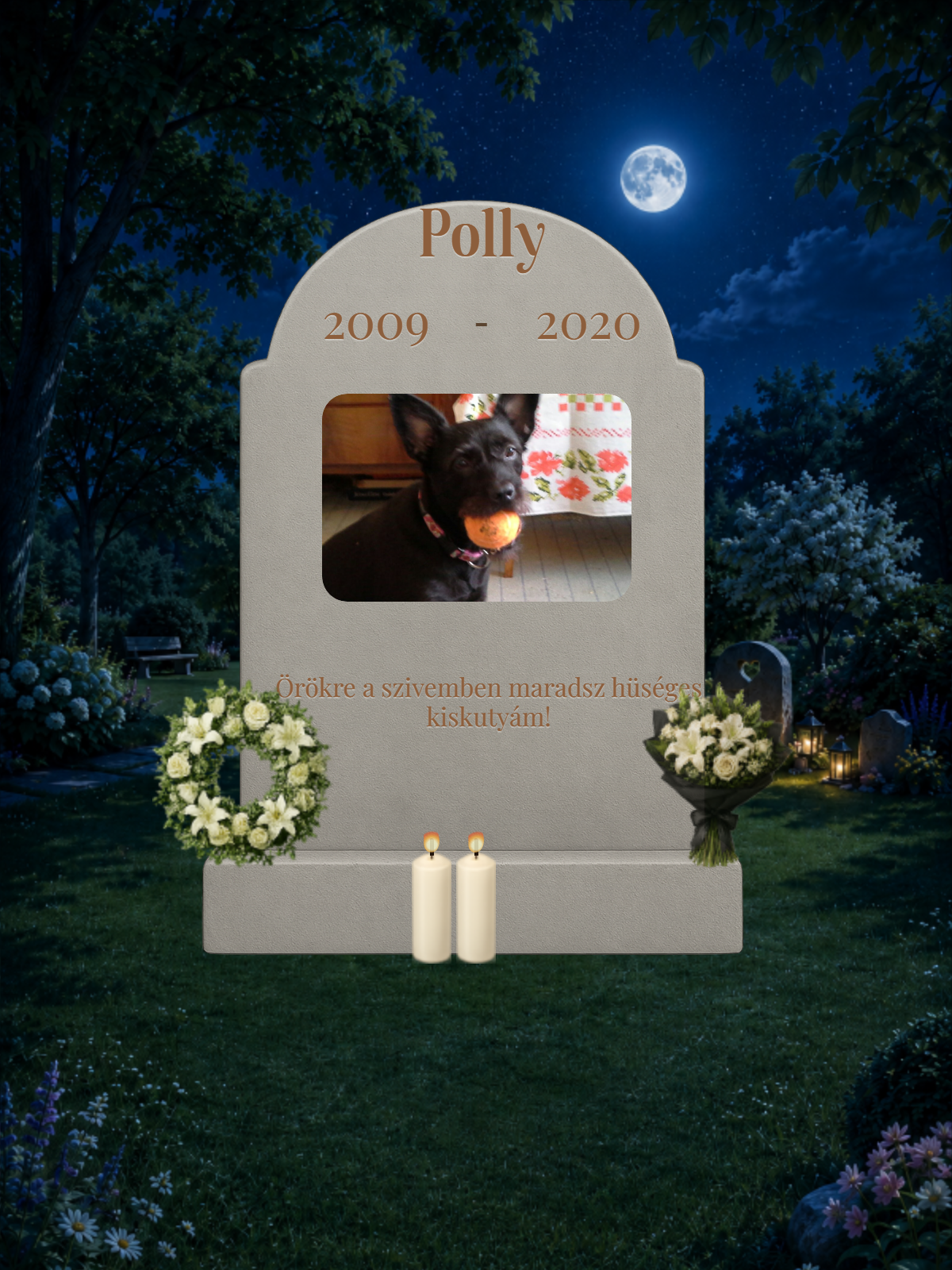 Polly emlékhelye